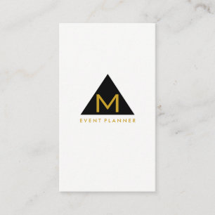 Carte De Visite Triangle géométrique simple