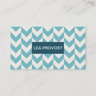 Carte De Visite Triangles bleus