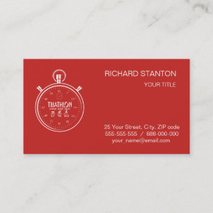 Carte De Visite Triathlon