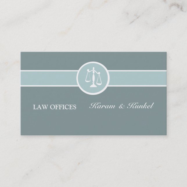 Carte De Visite Tribunal de la justice Procureur de la Cour pénale (Devant)