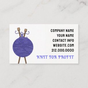 Carte De Visite Tricot