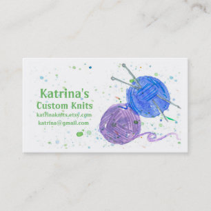 Carte De Visite Tricot Yarn