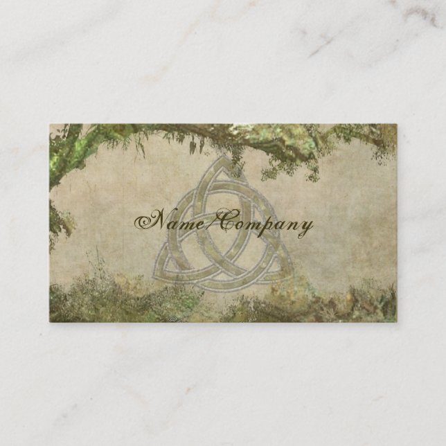 Carte De Visite Triquetra naturel (Devant)