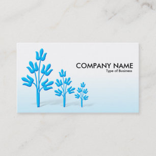 Carte De Visite Trois Arbres Bleus