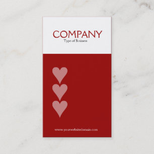 Carte De Visite Trois Coeurs (990000)