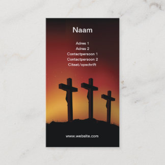Carte De Visite Trois crosses