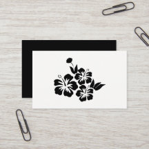 Trois Hibiscus noirs Fleurs tropicales