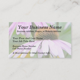 Carte De Visite Trois pourpre Coneflowers