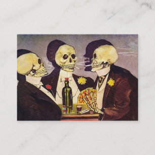 Carte De Visite Trois squelettes
