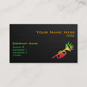 Carte De Visite Trompette lisse