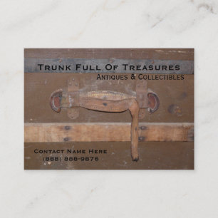 Carte De Visite Tronc vintage pour des antiquités et l'objet de