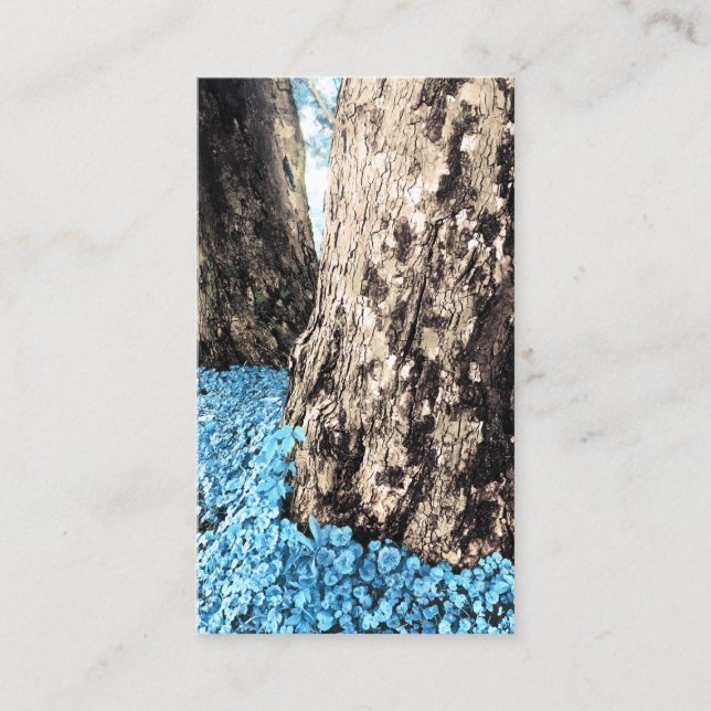 Carte De Visite troncs d'arbre (Devant)