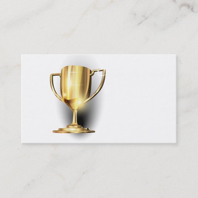 Carte De Visite Trophée d'or (Devant)