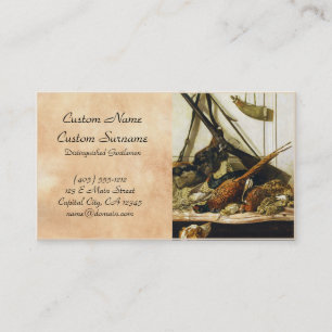 Carte De Visite Trophées de la chasse, Claude Monet 1862