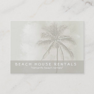 Carte De Visite Tropical Palm Beach Rentals (chubby)