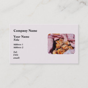 Carte De Visite Trous de donut sucrés