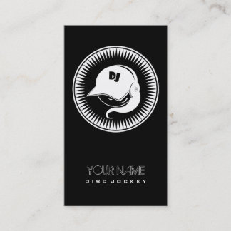 Carte De Visite Trumpcards - le DJ BADINENT le jockey de disque