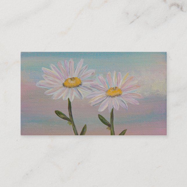 Carte De Visite Tu As Fait Ma Marguerite (Devant)