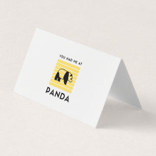 Carte De Visite Tu m'as eu à Panda