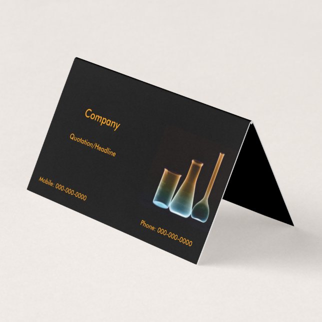 Carte De Visite Tubes de test (Devant)