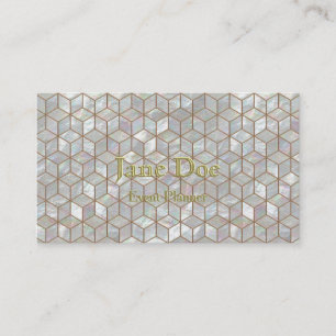 Carte De Visite Tuiles nacrées