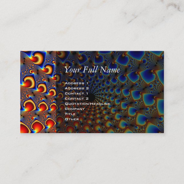 Carte De Visite Tunel (Devant)