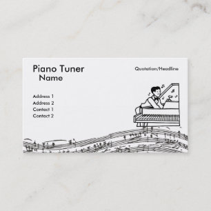 Carte De Visite Tuner de piano