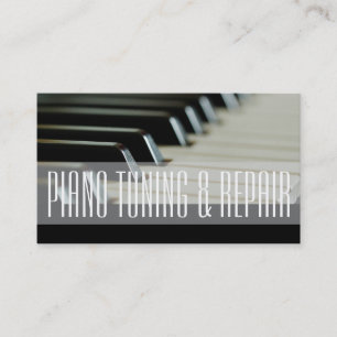 Carte De Visite Tuning de piano et réparation de musique instructe