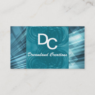 Carte de visite Turquoise classique