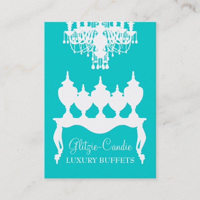Carte De Visite Turquoise de 311 Glitzie Candie (Devant)
