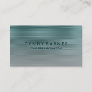 Carte de visite turquoise et gris