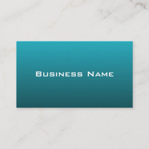 Carte de visite Turquoise foncé