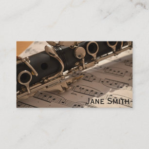 Carte De Visite Tuteur indépendant de musique de professeur de