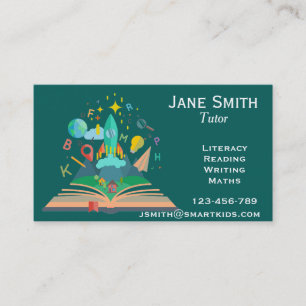 Carte De Visite Tuteur ou professeur indépendant d'instruction