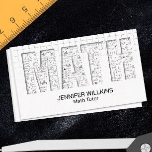 Carte De Visite Tuteur privé en mathématiques - Enseignant en math