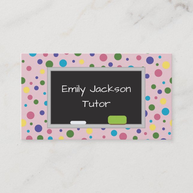 Carte De Visite Tutorat (Devant)