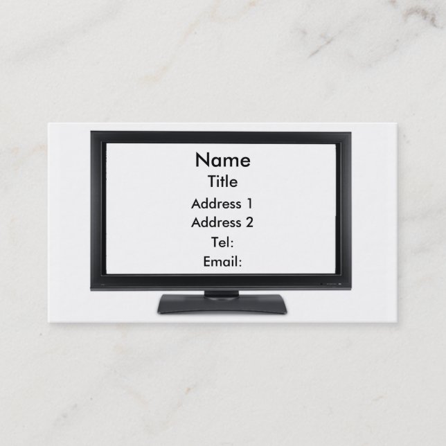 Carte De Visite TV Screen-01 (Devant)