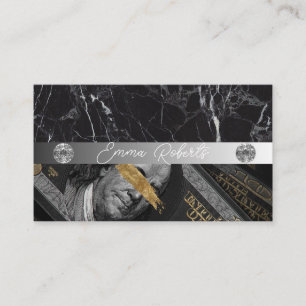 Carte De Visite Typographie de l'encre Tattoo Artiste