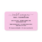 Typographie de Parties scintillant rose pâle Artis