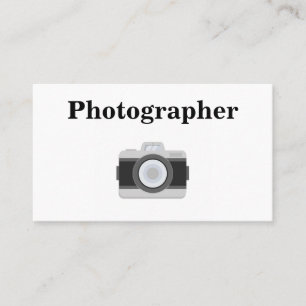 Carte De Visite Typographie moderne minimaliste noir & blanc Gras