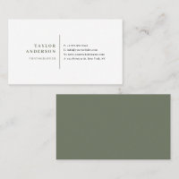 Typographie Serif Moderne Vert Émeraude Minimalist