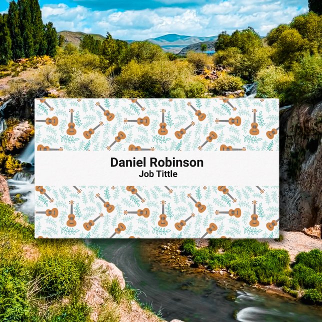 Carte De Visite Ukulele patterns (Créateur téléchargé)