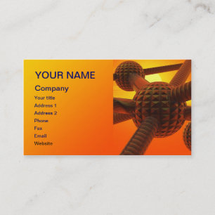 Carte De Visite Un design futuriste accrocheur