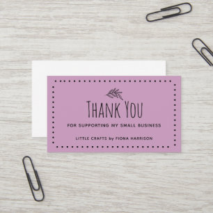 Carte De Visite Un Merci Terre Pour Aider Ma Petite Entreprise