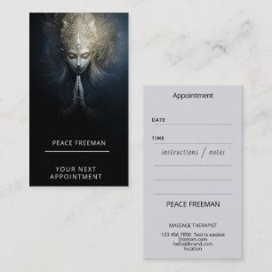 Carte De Visite Un moment de grâce Art de la méditation