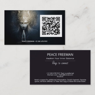 Carte De Visite Un moment de grâce Art de méditation