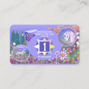 Carte De Visite un paradis mauve