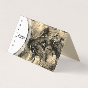Carte De Visite Un Rat chinois année Zodiac Anniversaire JC