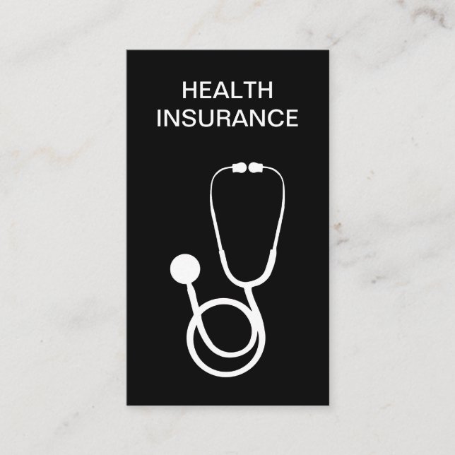 Carte De Visite Une assurance maladie simple et moderne (Devant)