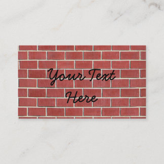 Carte De Visite Une autre brique dans le mur